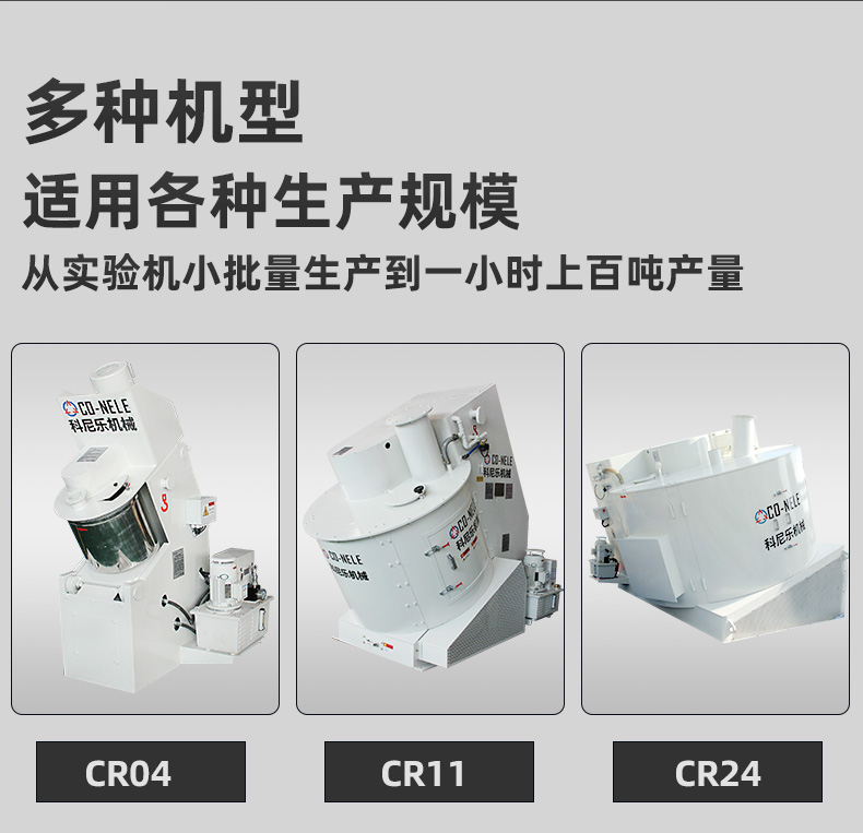 科尼樂傾斜式混合造粒機